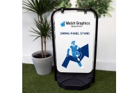 Swing Panel Stand 440mmx750mm Black